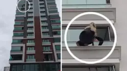 Bunalıma giren kadın avukat 12. katın balkonunda yürekleri ağza getirdi