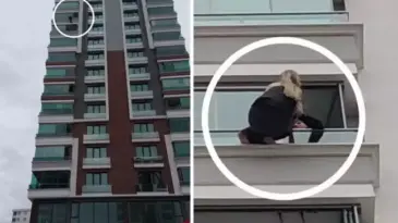 Bunalıma giren kadın avukat 12. katın balkonunda yürekleri ağza getirdi