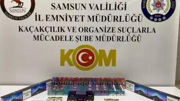 Samsun’da Kaçakçılık Operasyonu: 1 Gözaltı ve Çok Sayıda Kaçak Ürün Ele Geçirildi