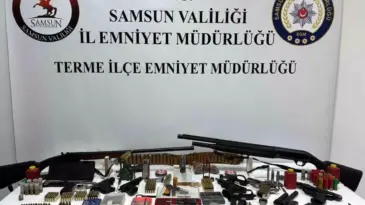 Samsun’da Ruhsatsız Silah Operasyonu