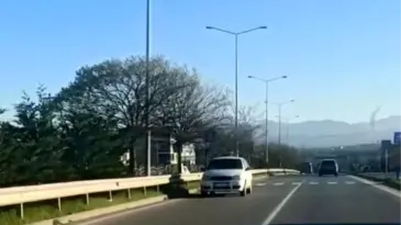 Samsun’da Ters Yöne Giden Araç Şaşırttı